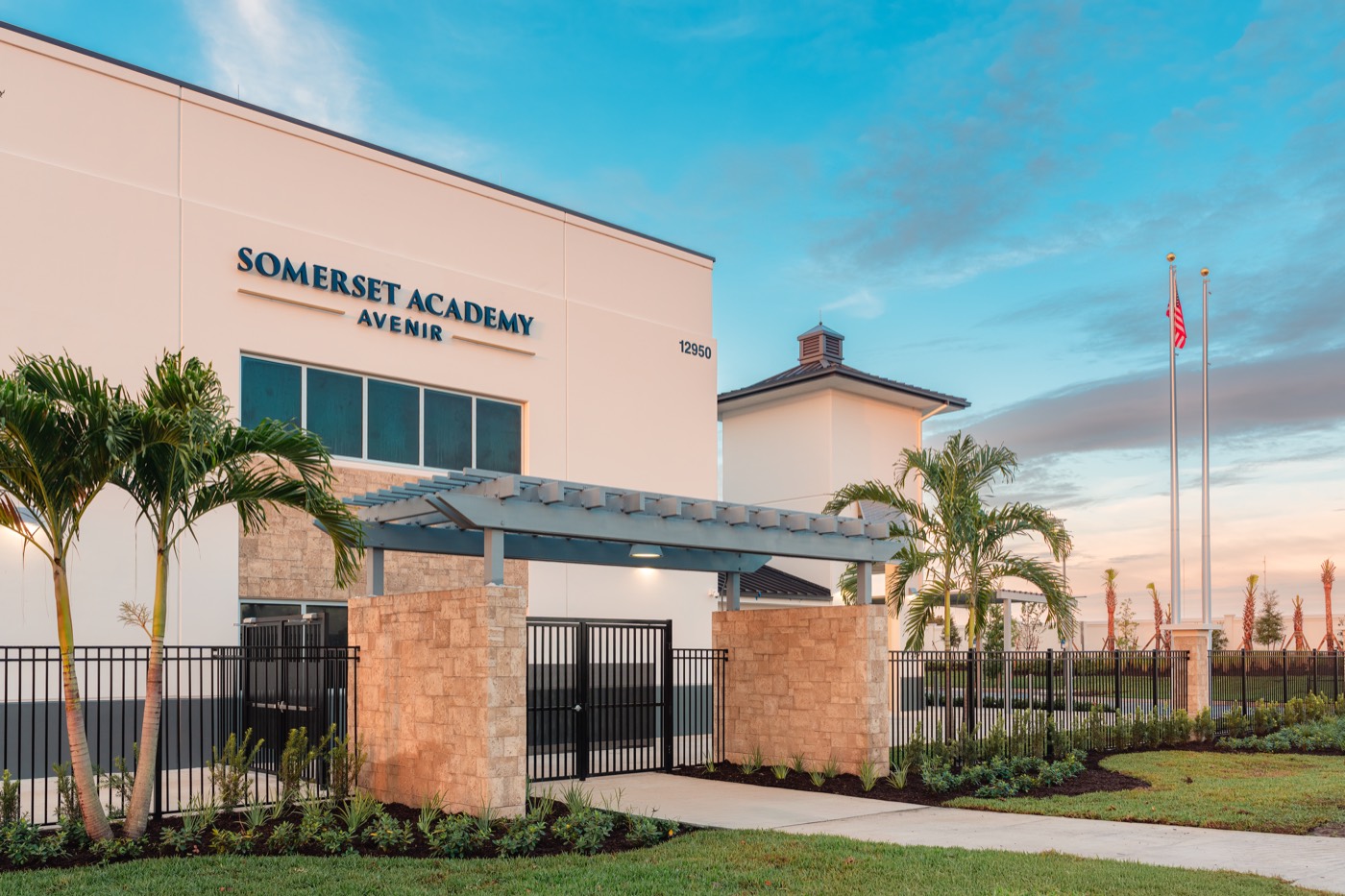 Somerset Academy Avenir main entrance