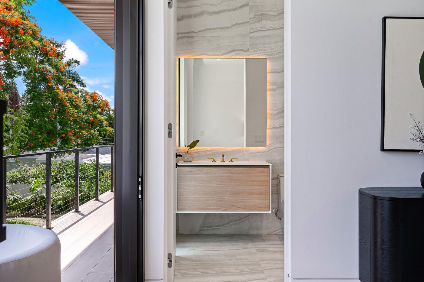 Primary bath vanity